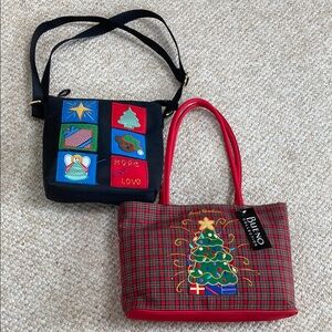 2 Bueno collection Christmas purses .